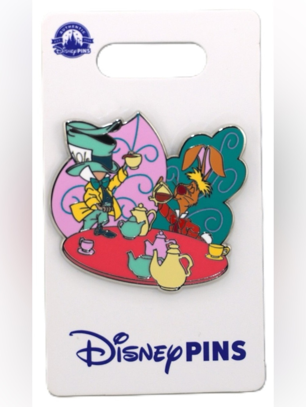 2024 Disney Parks Pin Alice in Wonderland Mad Tea Party Mad Hatter March Hare